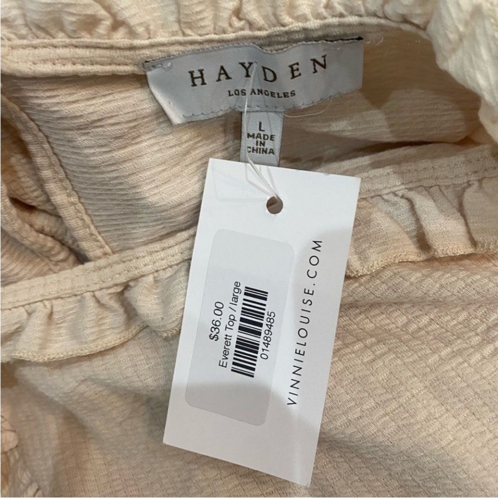 Hayden Cream Ruffle Blouse - Picture 8 of 12
